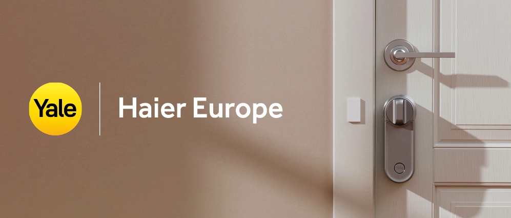 Yale und Haier Europe arbeiten bei der Integration von Linus® Smart Locks zusammen